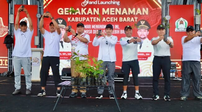 Launching Gerakan Menanam di Kabupaten Aceh Barat